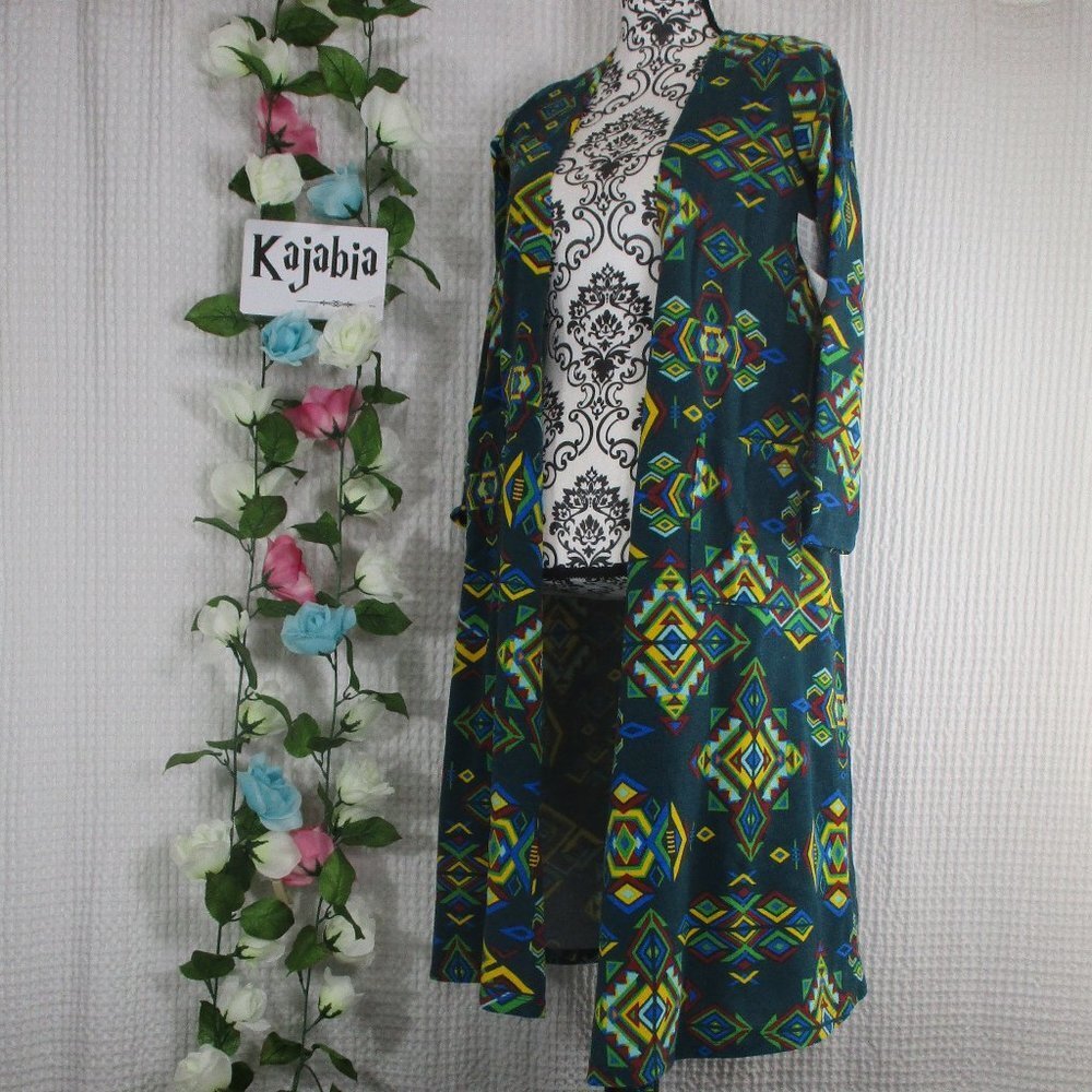LULAROE Sarah Long Open Cardigan NWT Size XS